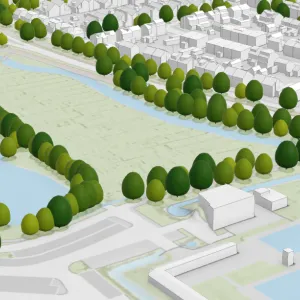 Illustratie nieuwbouwplan woonzorglocatie Geesterheem