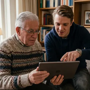 mantelzorger kleinkind met client