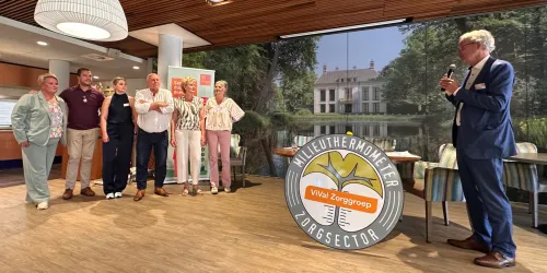 Uitreiking Zilveren Certificering duurzaamheid