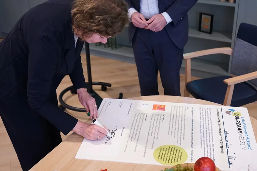 Ondertekening Milieuthermometer