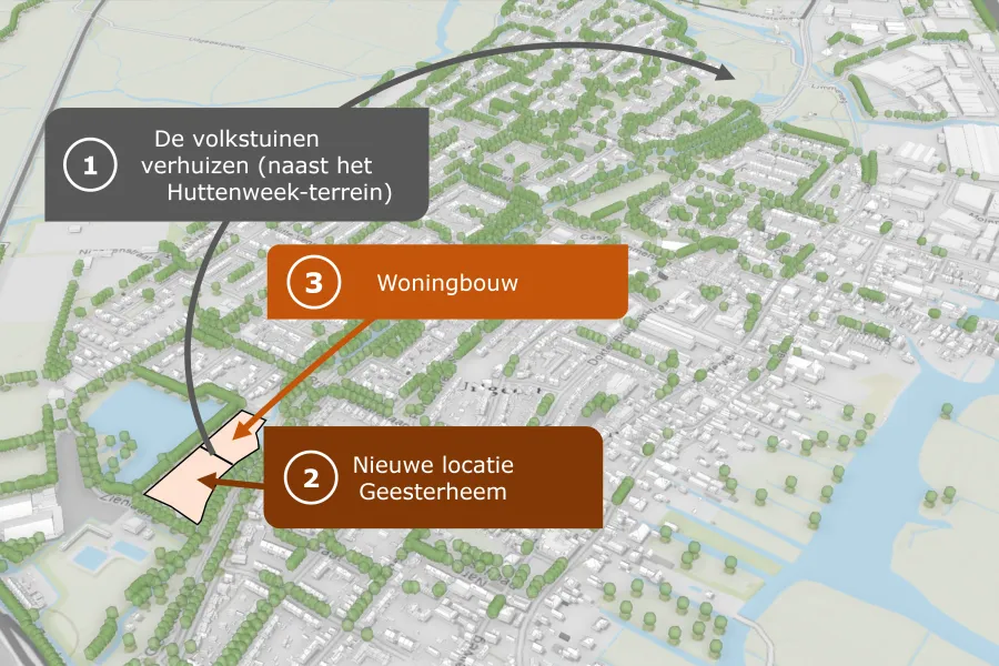 Schuifplan: wat komt waar door nieuwbouw Geesterheem
